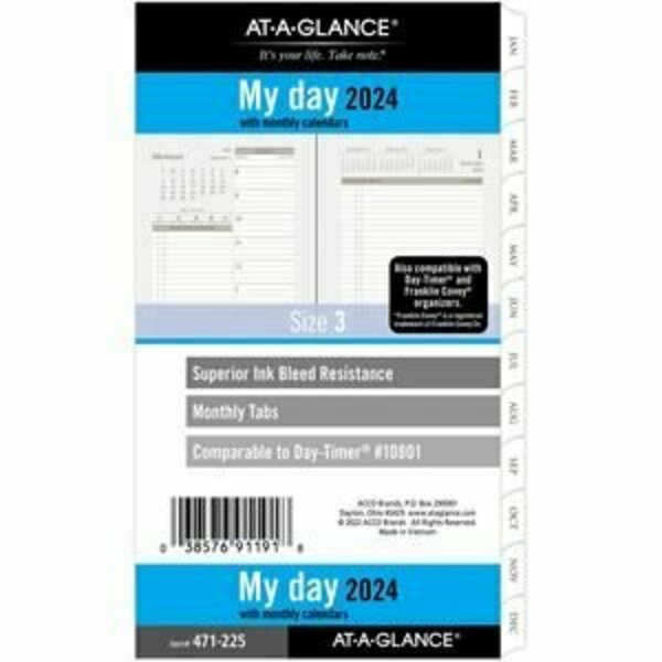 At-A-Glance Refill, Dated, 4X6 AAG471225